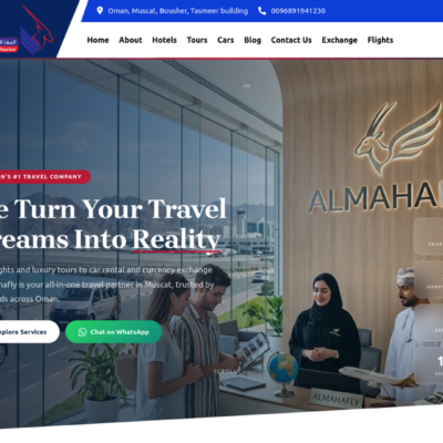 طراحی وبسایت Almahafly